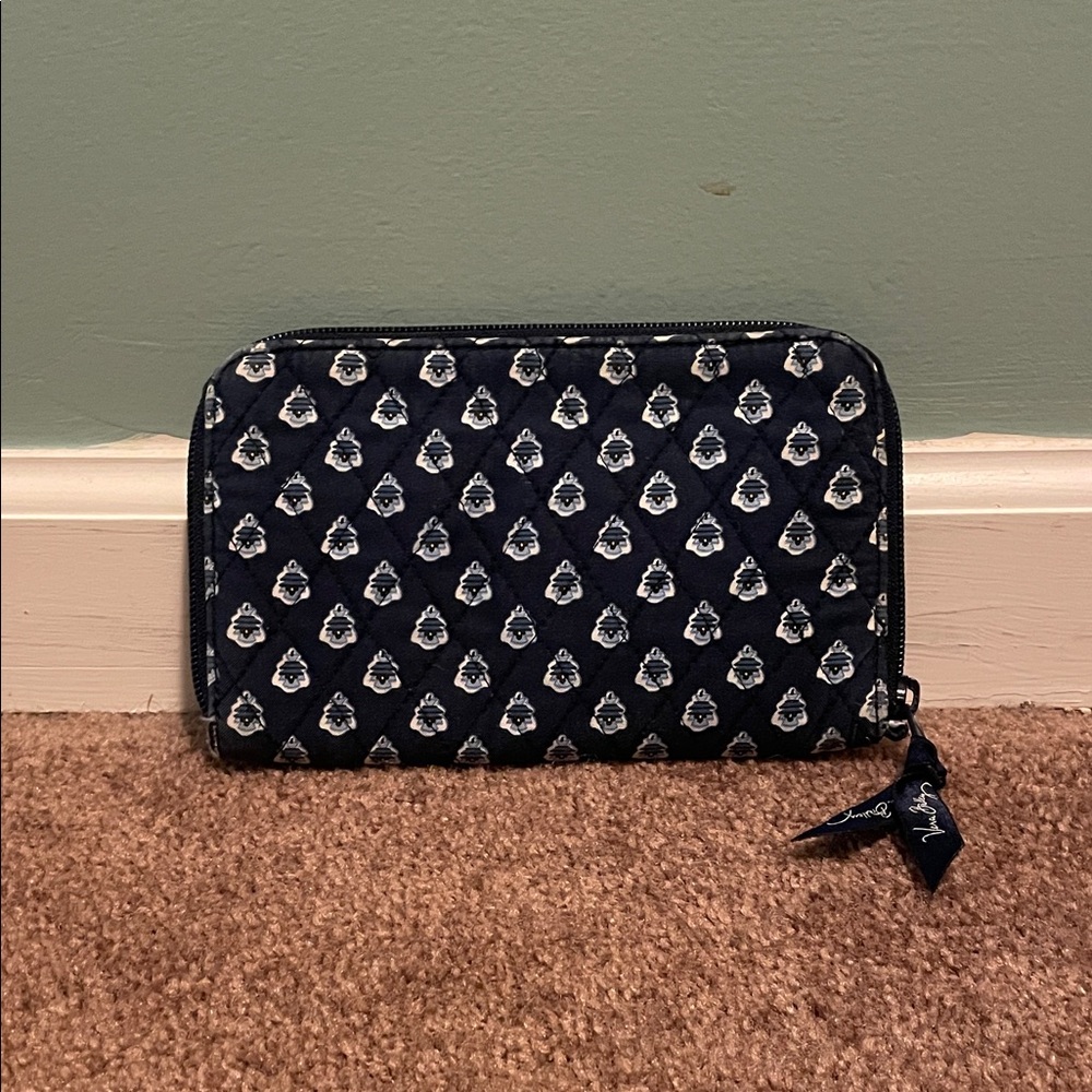 Vera Bradley Midnight Blue and White Wallet